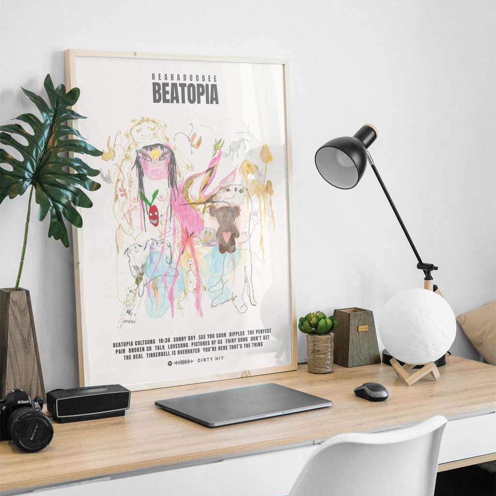 Music Album Star Beabadoobee Beatopia Retro 80s Print Posters Art For Living Room Home Decoration Wall - Beabadoobee Shop