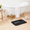 Beabadoobee Aesthetic Cute Quote Lyrics Black Bath Mat Official Beabadoobee Merch