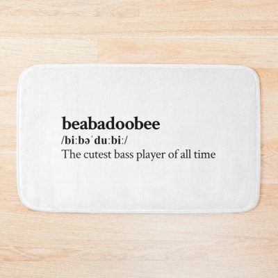 Beabadoobee Aesthetic Cute Quote Lyrics Bath Mat Official Beabadoobee Merch