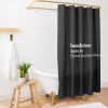 Beabadoobee Aesthetic Cute Quote Lyrics Black Shower Curtain Official Beabadoobee Merch